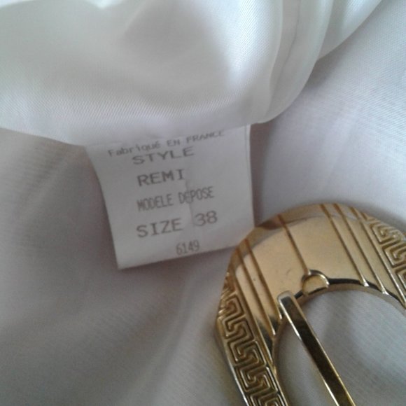 Woman light pink  suit made Paris very beautiful unique Kamosho MarinaSitban - Picture 8 of 12